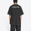 Camiseta Turn Slit «Negro lavado» 675016TLVB39034
