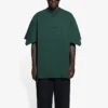 Camiseta unisex con estampado, corte grande «Green» 657059TKV973010