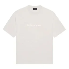 Camiseta unisex con estampado de logotipo de la colección primavera-verano 2021, gris 612966TIV542970 Camiseta unisex con estampado de logotipo de la colección primavera-verano 2021, gris 612966TIV542970