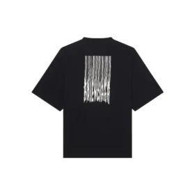 Camiseta unisex de cuello redondo con estampado FW21, color negro 661715TKVE51070 Camiseta unisex de cuello redondo con estampado FW21, color negro 661715TKVE51070