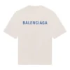 Camiseta unisex de lujo de algodón de cuello redondo y manga corta, color blanco 612966TIVG59055