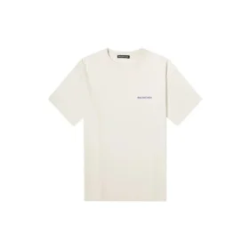 Camiseta unisex de lujo de algodón de cuello redondo y manga corta, color blanco 612966TIVG59055 Camiseta unisex de lujo de algodón de cuello redondo y manga corta, color blanco 612966TIVG59055