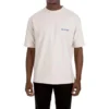 Camiseta unisex de lujo de algodón de cuello redondo y manga corta, color blanco 612966TIVG59055