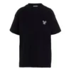 Camiseta unisex de manga corta bordada, color negro 612965TIVD31000