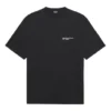 Camiseta unisex de manga corta con cuello redondo para impresión corporativa, colección SS21, color negro 612966TKV861070