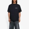 Camiseta unisex de manga corta con cuello redondo para impresión corporativa, colección SS21, color negro 612966TKV861070