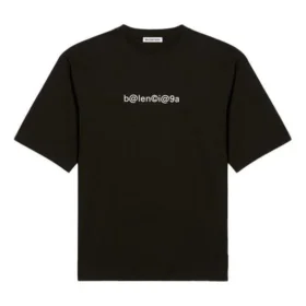 Camiseta unisex de manga corta con logo clásico, talla grande, color negro 620941TIV501070 Camiseta unisex de manga corta con logo clásico, talla grande, color negro 620941TIV501070