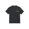Camiseta unisex de manga corta con logo, corte holgado, color negro 556150TAV441000
