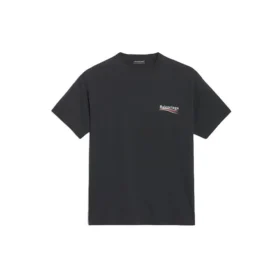 Camiseta unisex de manga corta con logo, corte holgado, color negro 556150TAV441000 Camiseta unisex de manga corta con logo, corte holgado, color negro 556150TAV441000