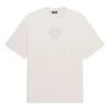 Camiseta unisex de manga corta con logo, cuello redondo, gris, 641675TKV712966