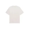 Camiseta unisex de manga corta con logo, cuello redondo, gris, 641675TKV712966