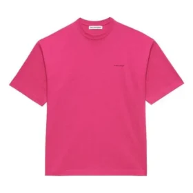 Camiseta unisex de manga corta con logo retro, rosa 556104TBV435630 Camiseta unisex de manga corta con logo retro, rosa 556104TBV435630