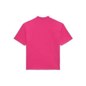 Camiseta unisex de manga corta con logo retro, rosa 556104TBV435630 Camiseta unisex de manga corta con logo retro, rosa 556104TBV435630