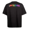 Camiseta unisex de manga corta Tech, color negro 556133TDV201000