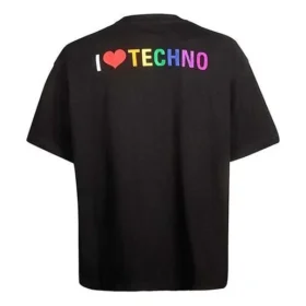 Camiseta unisex de manga corta Tech, color negro 556133TDV201000