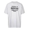 Camiseta Vintage de Property, talle grande, «Blanco Negro» 641675TMVH89012