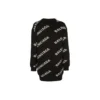 Cardigan con logo extragrande «Negro» 555275T14711070