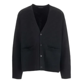 Cardigan con logotipo en el mismo tono «Negro» 720058T16611000 Cardigan con logotipo en el mismo tono «Negro» 720058T16611000