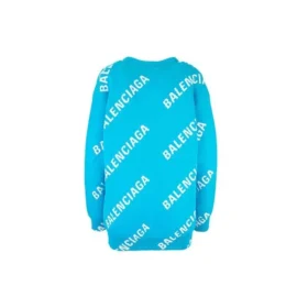 Cardigan con logotipo y monograma, corte holgado «Azul» 625330T31784661