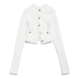 Cardigan corto «Blanco» 793604T33289000