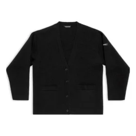 Cardigan FW23 «Tejido de lana negro de doble cara» 771671T16751000
