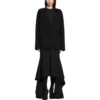Cardigan FW23 «Tejido de lana negro de doble cara» 771671T16751000
