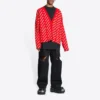 Cardigan Mini Allover Logo «Red White» 699822T32336090