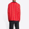 Cardigan Mini Allover Logo «Red White» 699822T32336090