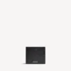 Cartera cuadrada plegable para hombre con monograma en relieve, color negro Cartera cuadrada plegable para hombre con monograma en relieve, color negro