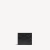 Cartera cuadrada plegable para hombre con monograma en relieve, color negro Cartera cuadrada plegable para hombre con monograma en relieve, color negro