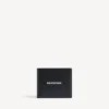 Cartera cuadrada plegable para hombre en negro/blanco Cartera cuadrada plegable para hombre en negro/blanco