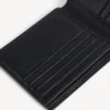 Cartera cuadrada plegable para hombre en negro/blanco Cartera cuadrada plegable para hombre en negro/blanco
