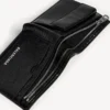 Cartera cuadrada plegada para hombre «Superbusy» en negro