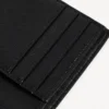 Cartera doble vertical para hombre con el BB Monogram, de lona recubierta en negro/gris Cartera doble vertical para hombre con el BB Monogram, de lona recubierta en negro/gris