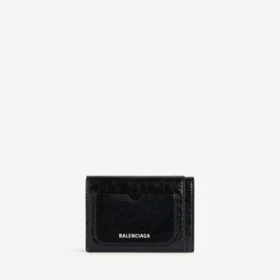 Cartera doble vertical para hombre «Superbusy» en negro