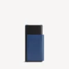 Cartera larga para pasaporte de hombre con 1 boleto, en azul pasaporte Cartera larga para pasaporte de hombre con 1 boleto, en azul pasaporte