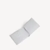 Cartera para hombres con compartimento para monedas plegable en forma de cuadrado, color gris claro Cartera para hombres con compartimento para monedas plegable en forma de cuadrado, color gris claro