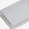 Cartera para hombres con compartimento para monedas plegable en forma de cuadrado, color gris claro Cartera para hombres con compartimento para monedas plegable en forma de cuadrado, color gris claro