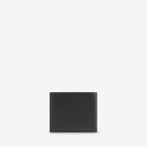 Cartera para monedas de hombre, cuadrada y plegable, en color negro Cartera para monedas de hombre, cuadrada y plegable, en color negro