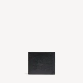 Cartera plegable cuadrada Monaco para hombre en negro