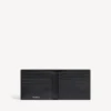Cartera plegable cuadrada Monaco para hombre en negro Cartera plegable cuadrada Monaco para hombre en negro