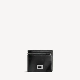 Cartera plegable cuadrada Rodeo para hombre en negro