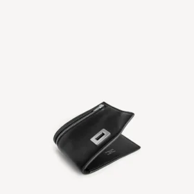 Cartera plegable cuadrada Rodeo para hombre en negro