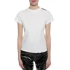 Casual Rose de manga corta, color blanco, 571213TEVB69044