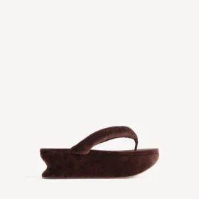 Chanclas Gaeta para mujer en color moka
