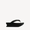 Chanclas Gaeta para mujer en negro