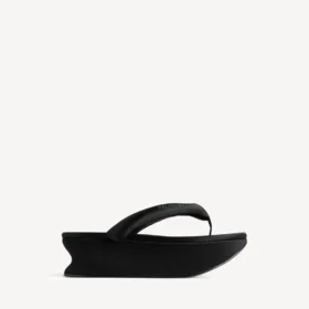 Chanclas Gaeta para mujer en negro