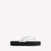 Chanclas Jet Lag para mujer en blanco roto