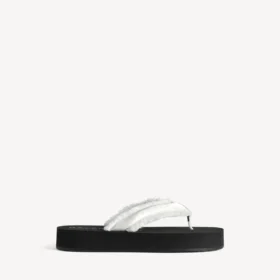 Chanclas Jet Lag para mujer en blanco roto