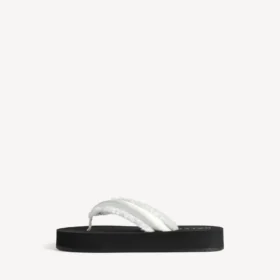 Chanclas Jet Lag para mujer en blanco roto